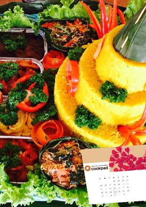 Foto resep Tumpeng naskun rasa cinta