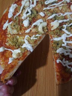 صورة لوصفة بيتزا