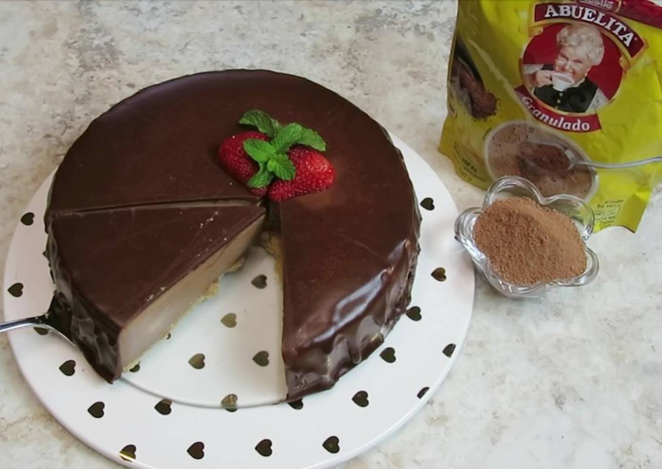 Cheesecake de chocolate Abuelita