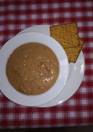 A picture of Cheese soup.