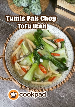 Gambar Tumis Pak Choy Tofu Ikan