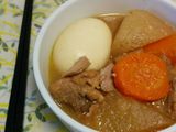 สตูว์ไก่มิโสะด้วยหม้อแรงดัน