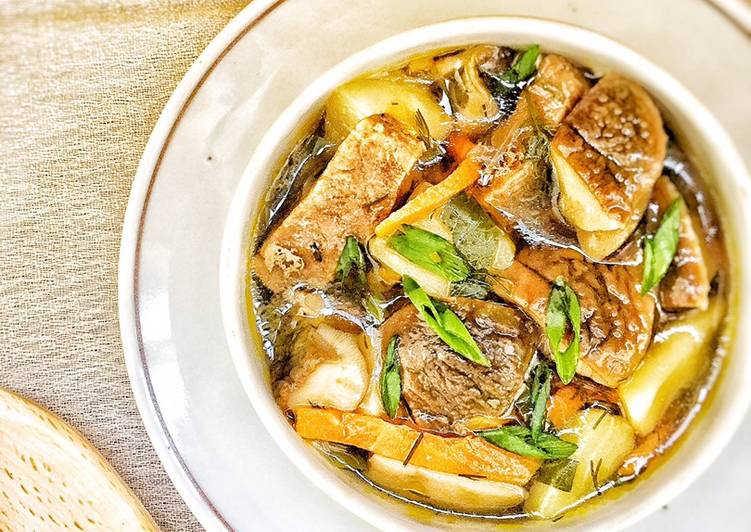 ✿Суп из белых грибов с мясом✿