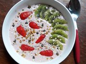 Une photo de graines de chia à boire