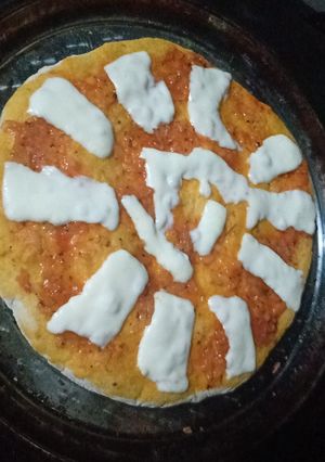 Una foto de Pizza casera