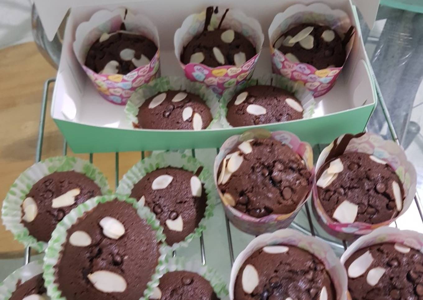Chocolate muffin (no mixer)