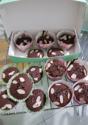 Foto resep Chocolate muffin (no mixer)