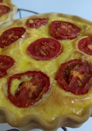 Una foto de Tarteletas de queso y cherry