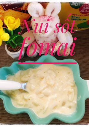 Hình của món Nui sốt phô mai.