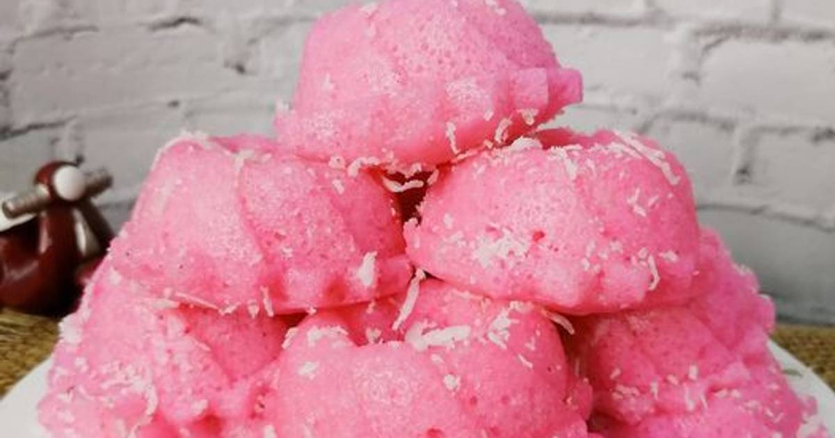 Resipi Apam Pink Gebu Oleh Julia ALeen Aireish - Cookpad