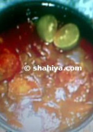 صورة لوصفة طريقة عمل طاجن البامية