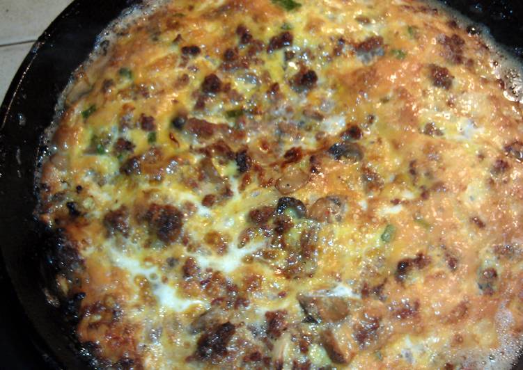 How to Prepare Super Quick Homemade K&#39;s Italian sausage frittata