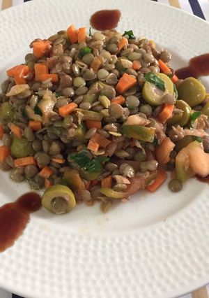 Foto principal de Ensalada fría lentejas