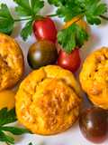 Muffins de queso y proteína de arveja 🧀 mi alquimia keto 🥚 🫛