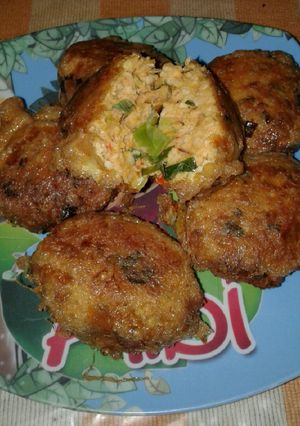 Foto resep Perkedel tempe pedas