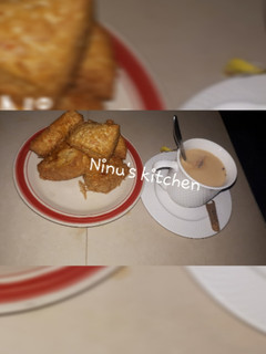 A picture of Tofu & cinnamon tea.