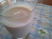 A picture of milk yogurt drink