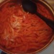 Sopa de macarrones con salsa de jitomate🍅😋