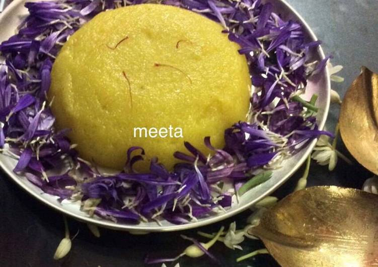 Recipe of Homemade Kesari Banana Sheera(Ganesh Chaturthi)