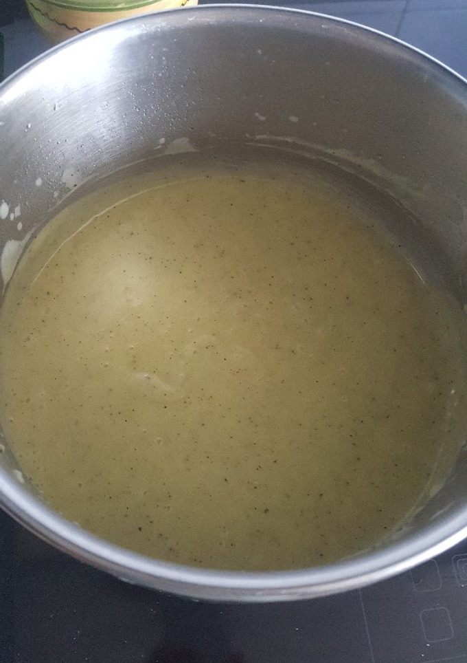 Una foto de Crema de calabacín