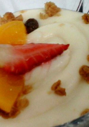 Una foto de Batido con fruta