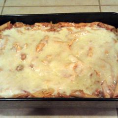 A picture of Cheesy Mostaccioli.