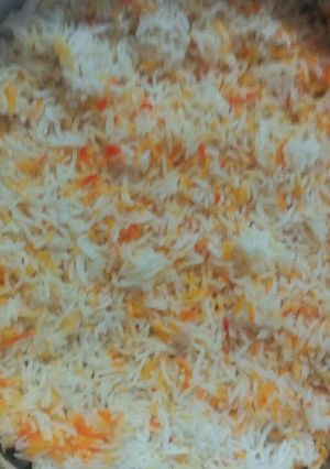 A picture of Biriani rice #festivedishcontestmombasa.
