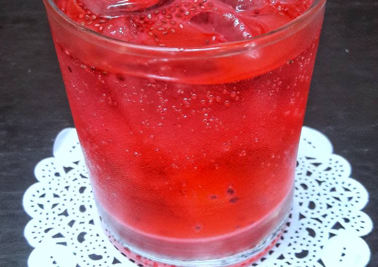 7. 🍹Es Soda Rasa Stroberi Keto #Ketopad #Recook #PekanInspirasi