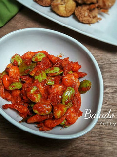 Foto resep Balado udang pete