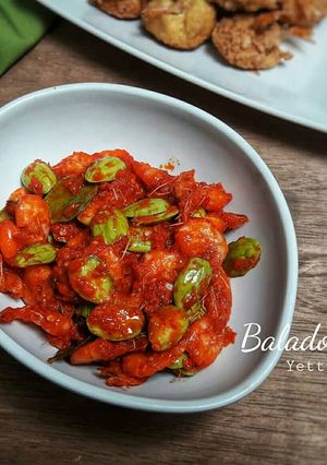 Foto resep Balado udang pete
