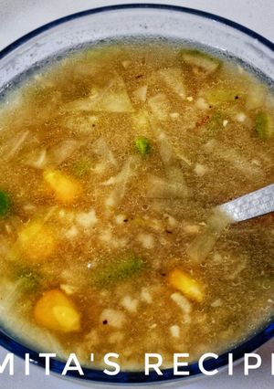 A picture of Barley soup.