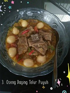 Foto resep 3. Oseng Daging Telur Puyuh
