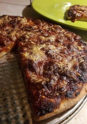 Glutén- és tejmentes margharita pizza recept fotója