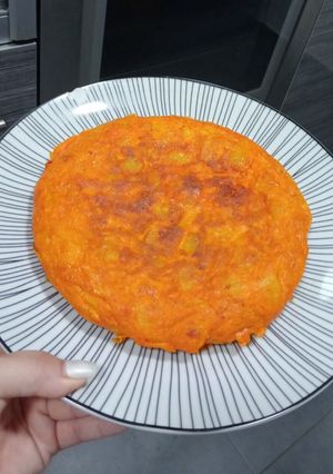 Una foto de Tortilla de patatas y sobrasada