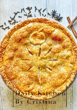 O poză a rețetei Plăcintă cu mere (Apple pie).