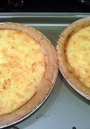 A picture of Pineapple Coconut Pie.