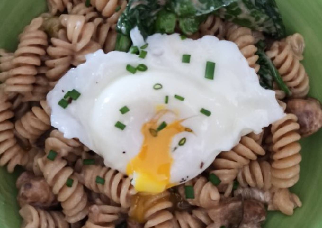 Pasta con champiñones