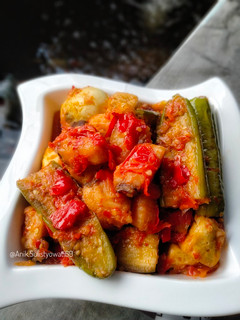 Foto resep Balado Ikan Asin Jambal 3T (Telur, Tahu, Terong)
