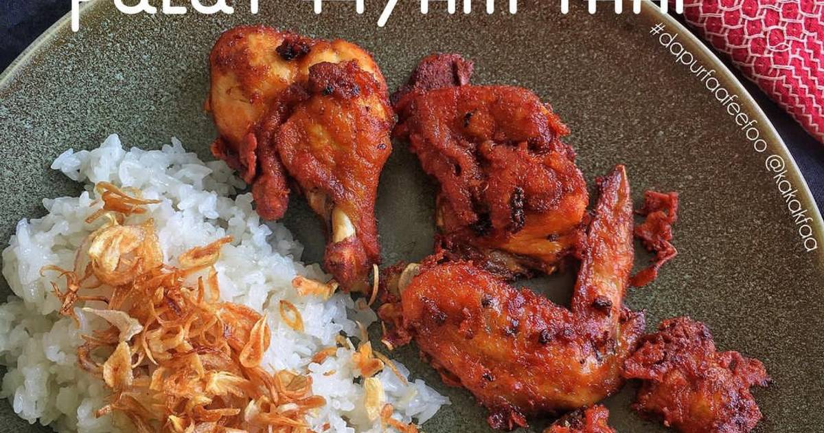 Ayam pulut resepi terangkat iluminasi masakan masak kebenaran