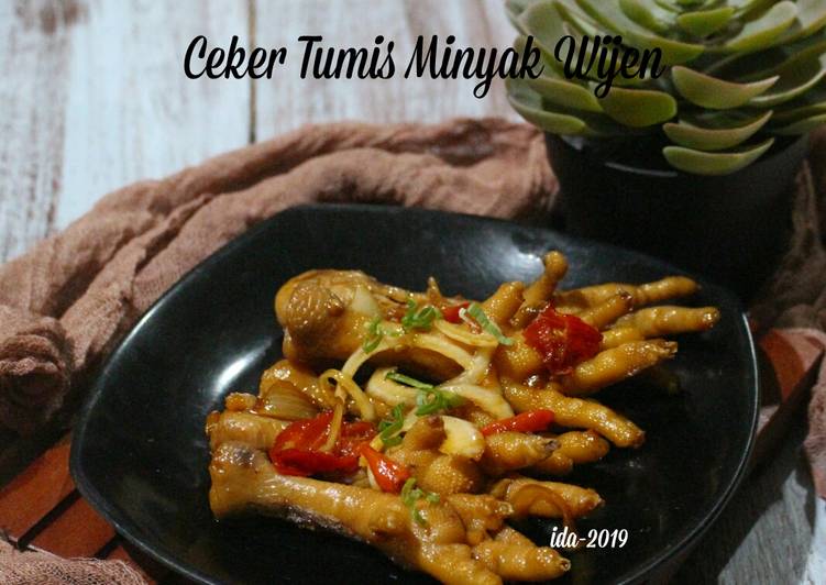 Ceker Tumis Minyak Wijen