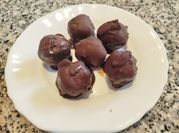 Una foto de chocolate coberturas