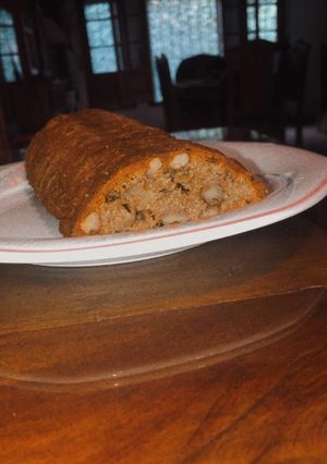 Una foto de Budín 100% integral