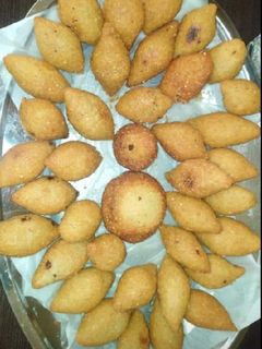 صورة لوصفة كبة مقلية بالبطاطا
