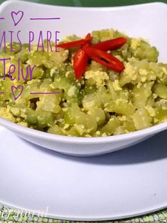 Foto resep Tumis Pare Telur