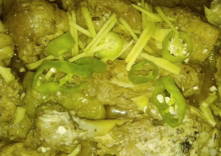 Easiest Way to Prepare Favorite Chicken white kadahi/dahi chicken