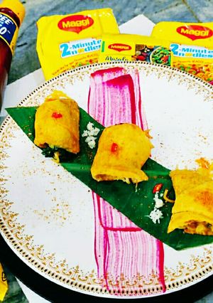 मैगी पालक रीथ (maggi palak reeth recipe in Hindi) रेसिपी मुख्य फोटो