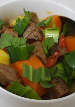 Hình của món Bò kho siêu đơn giản.