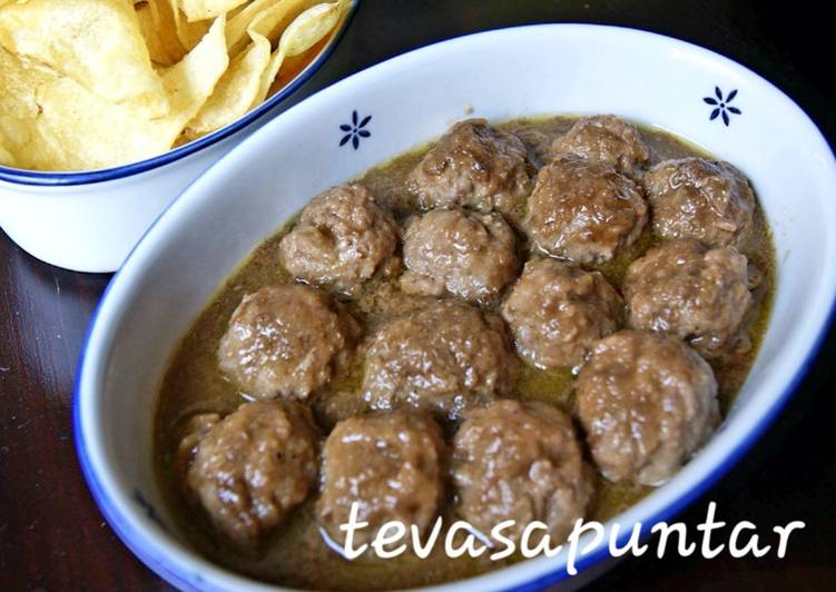 Albóndigas al Pedro Ximénez