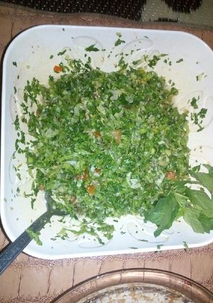 صورة لوصفة تبولة