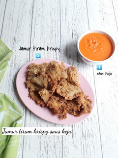 Foto resep Jamur tiram krispy saus keju